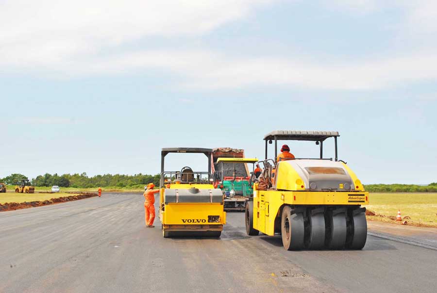 Legislativo segue registrando e divulgando, diariamente, o andamento das obras no Aeroporto de Santo Ângelo