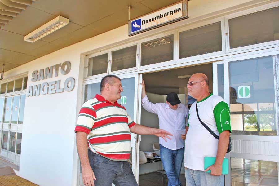 Legislativo segue registrando e divulgando, diariamente, o andamento das obras no Aeroporto de Santo Ângelo