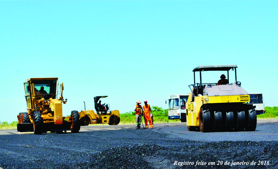 Legislativo segue registrando e divulgando, diariamente, o andamento das obras no Aeroporto de Santo Ângelo