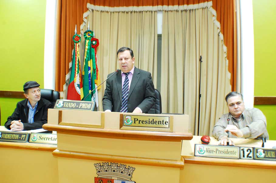 Vereador Vando é o novo Presidente da Câmara de Vereadores de Santo Ângelo