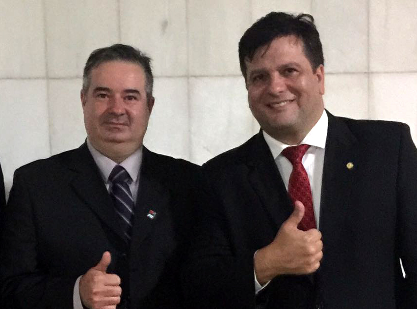 Em reunião com o Deputado Cajar Nardes, vereador André Marques solicita R$ 1 milhão em emendas parlamentares 