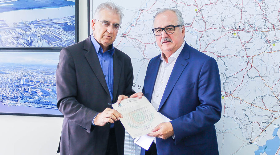 Secretário Pedro Westphalen garante instalação de redutores de velocidade junto ao trevo da Fenamilho