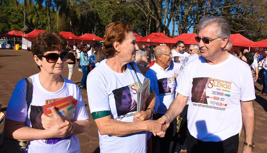 Movimento  “Quebrando o Silêncio” reuniu centenas de pessoas no último final de semana 