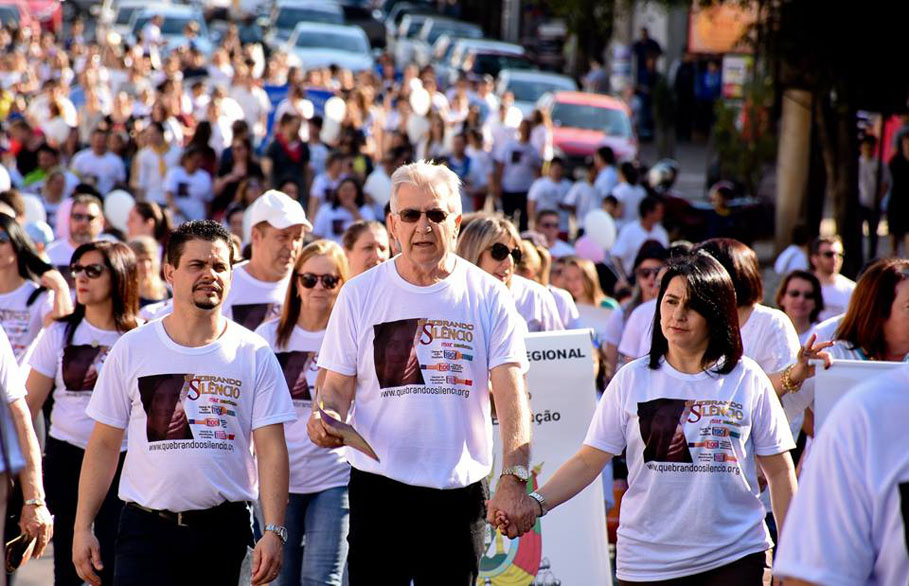 Movimento  “Quebrando o Silêncio” reuniu centenas de pessoas no último final de semana 
