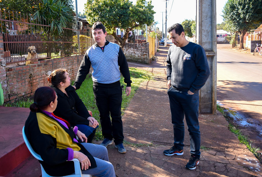 Vice-presidente da Câmara acompanha melhorias e apresenta reivindicações de moradores da zona norte de Santo Ângelo