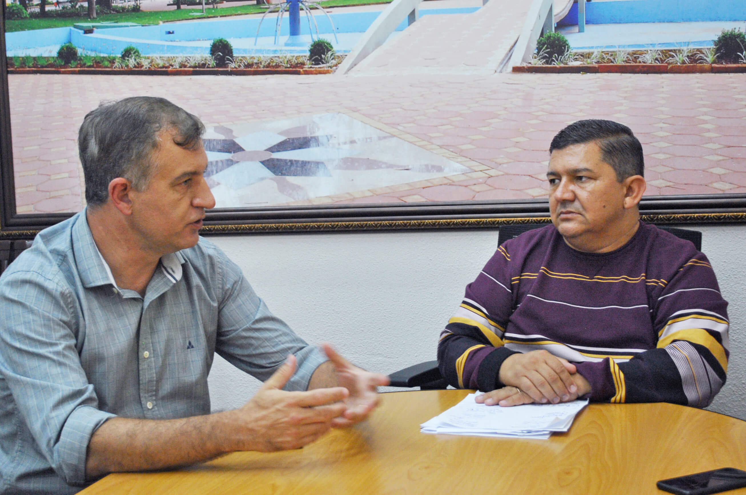 Em reunião com Prefeito e Secretários, Presidente do Legislativo trata sobre obras e investimentos para Santo Ângelo.