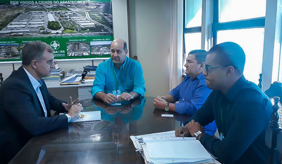 Em Porto Alegre, Prefeito e Presidente da Câmara buscam regularizar situação da área da antiga CEASA
