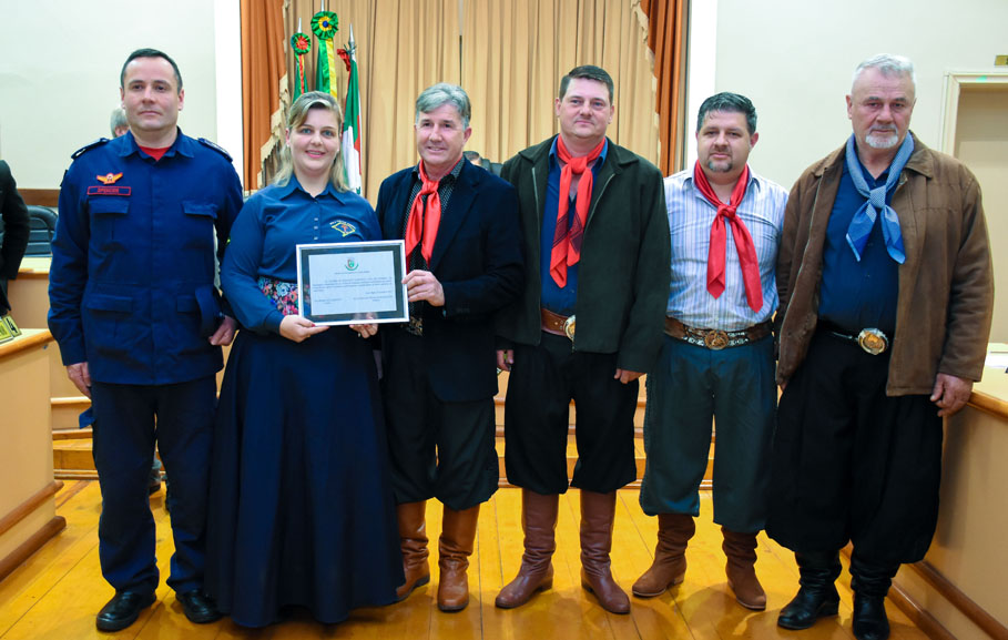 CTG A Voz dos Pampas completa 50 anos é homenageado pela Câmara de Vereadores de Santo Ângelo