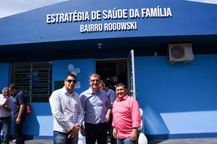 Legislativo participa de reinauguração de USF no Bairro Rogowski