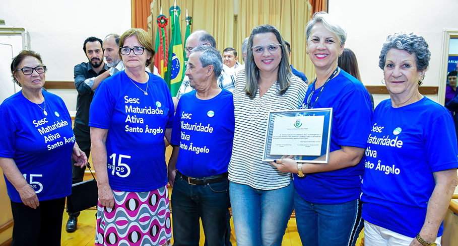 Programa Maturidade Ativa recebe homenagem pelos seus 15 anos