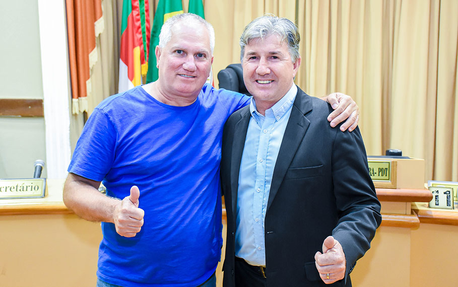 Dionísio Faganello (DEM) é o novo presidente da Câmara de Vereadores