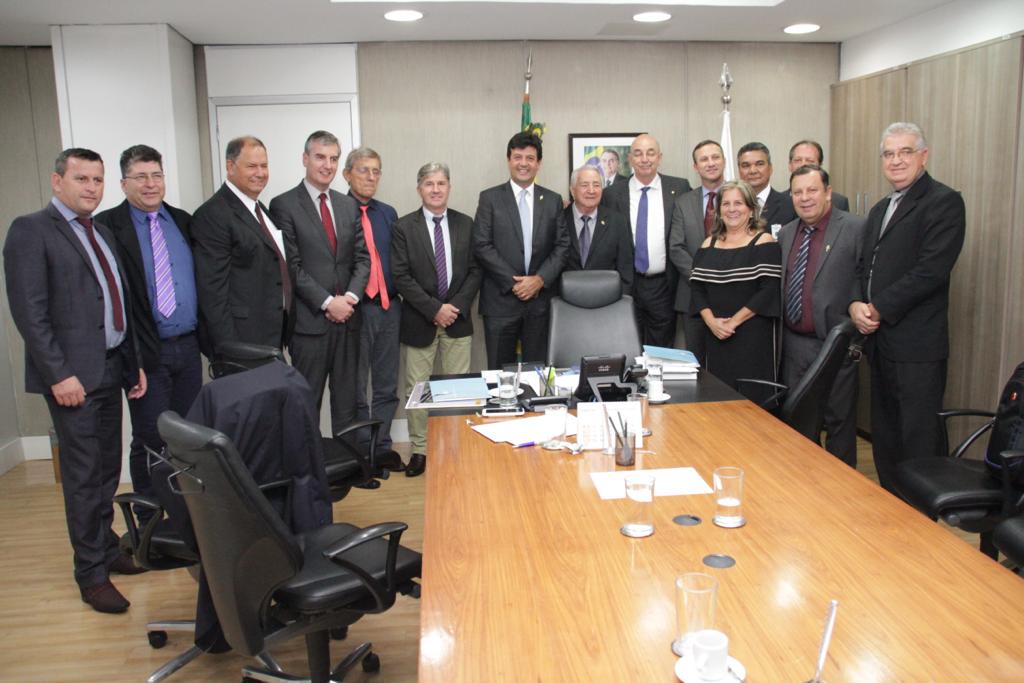 Comitiva busca recursos para o HSA em Brasília