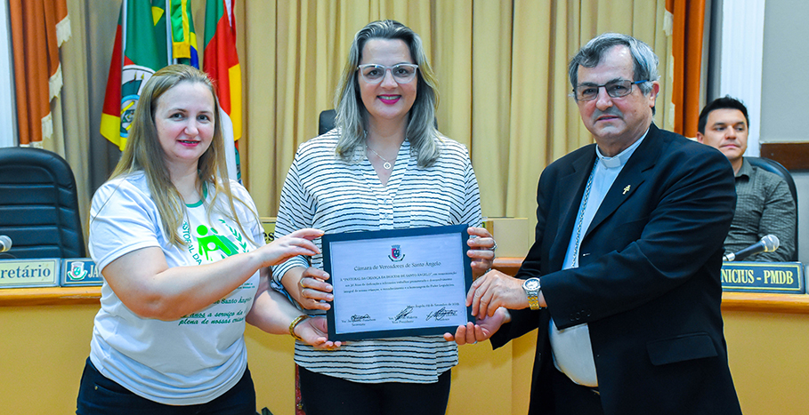 Câmara de Vereadores celebra os 30 anos da Pastoral da Criança