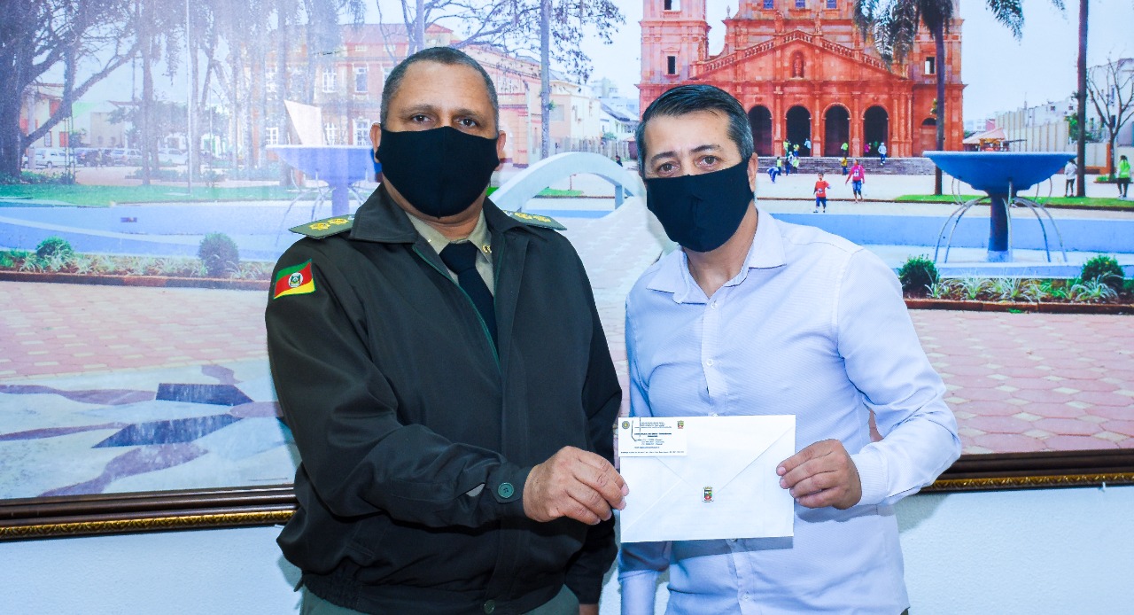 Câmara de Vereadores recebe convite para troca de Comando do CRPO Missões