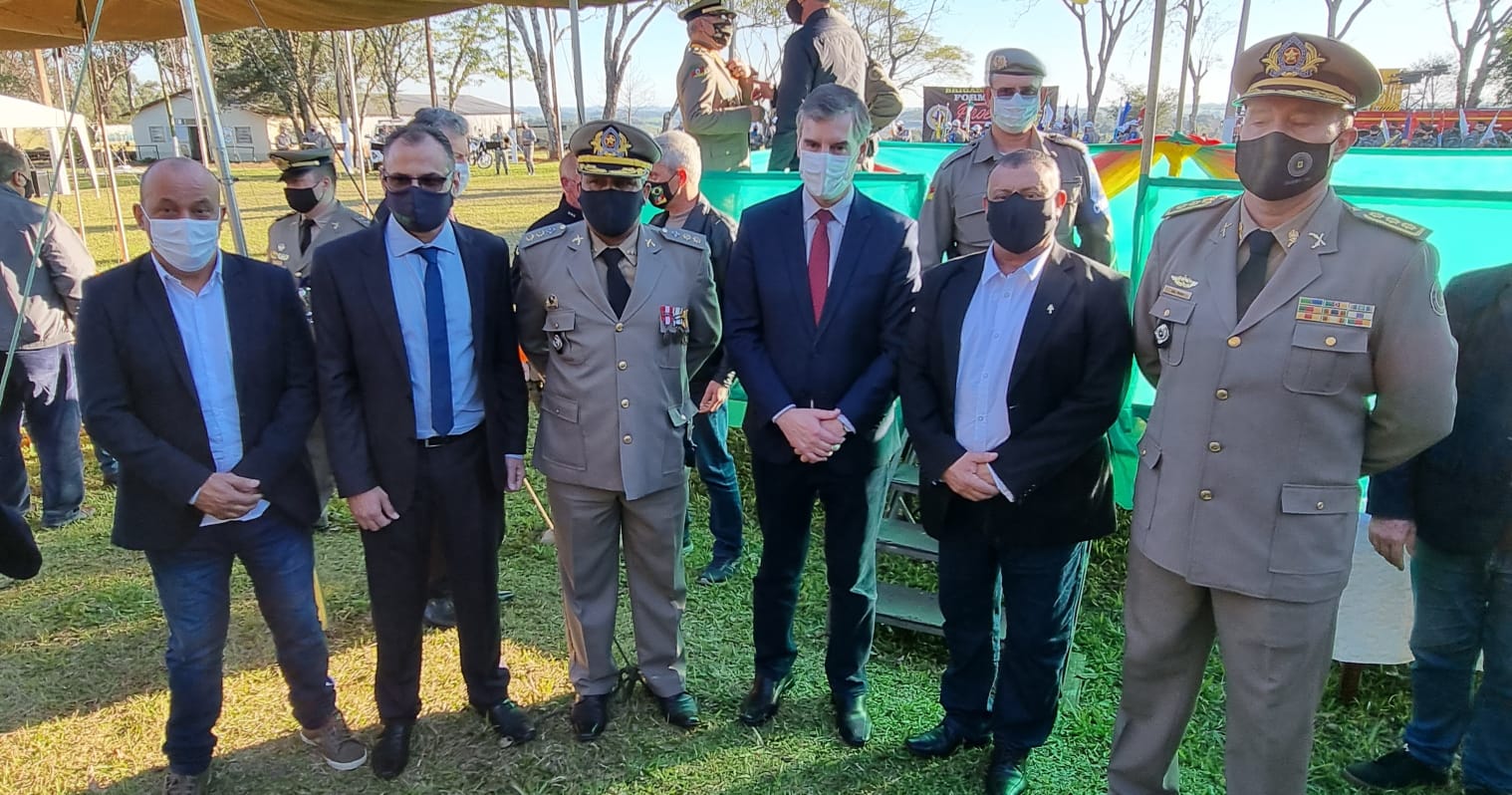 Poder Legislativo presente na Passagem de Comando do CRPO Missões