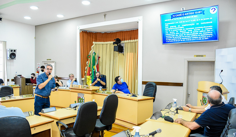 Audiência Pública debate aditivo de contrato com a Corsan