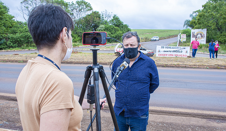 Câmara de Vereadores realiza manifestação na ERS-344