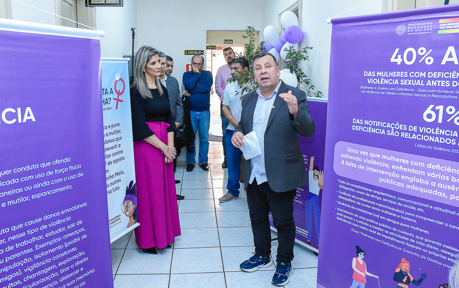 Procuradoria da Mulher inaugura espaço de apoio junto à Câmara de Vereadores