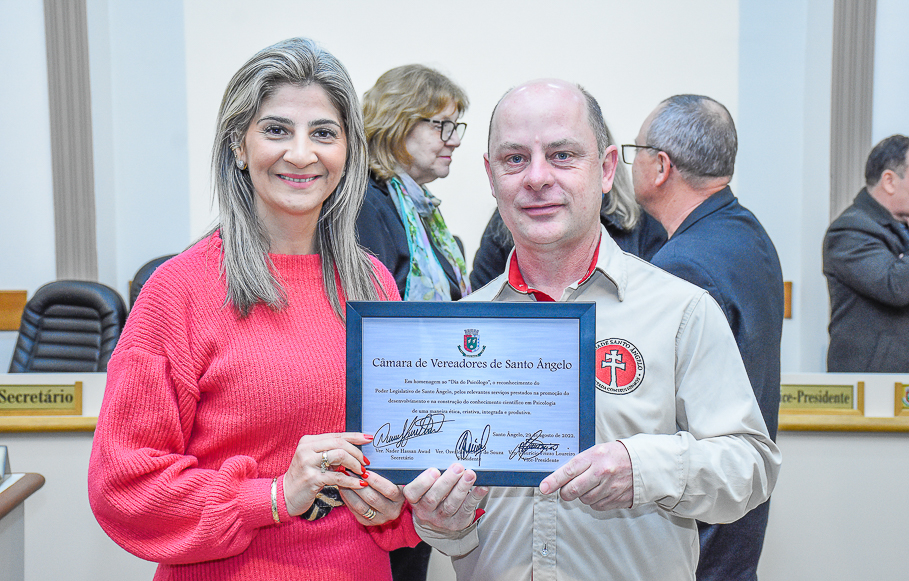Câmara presta homenagem alusiva ao Dia do Psicólogo