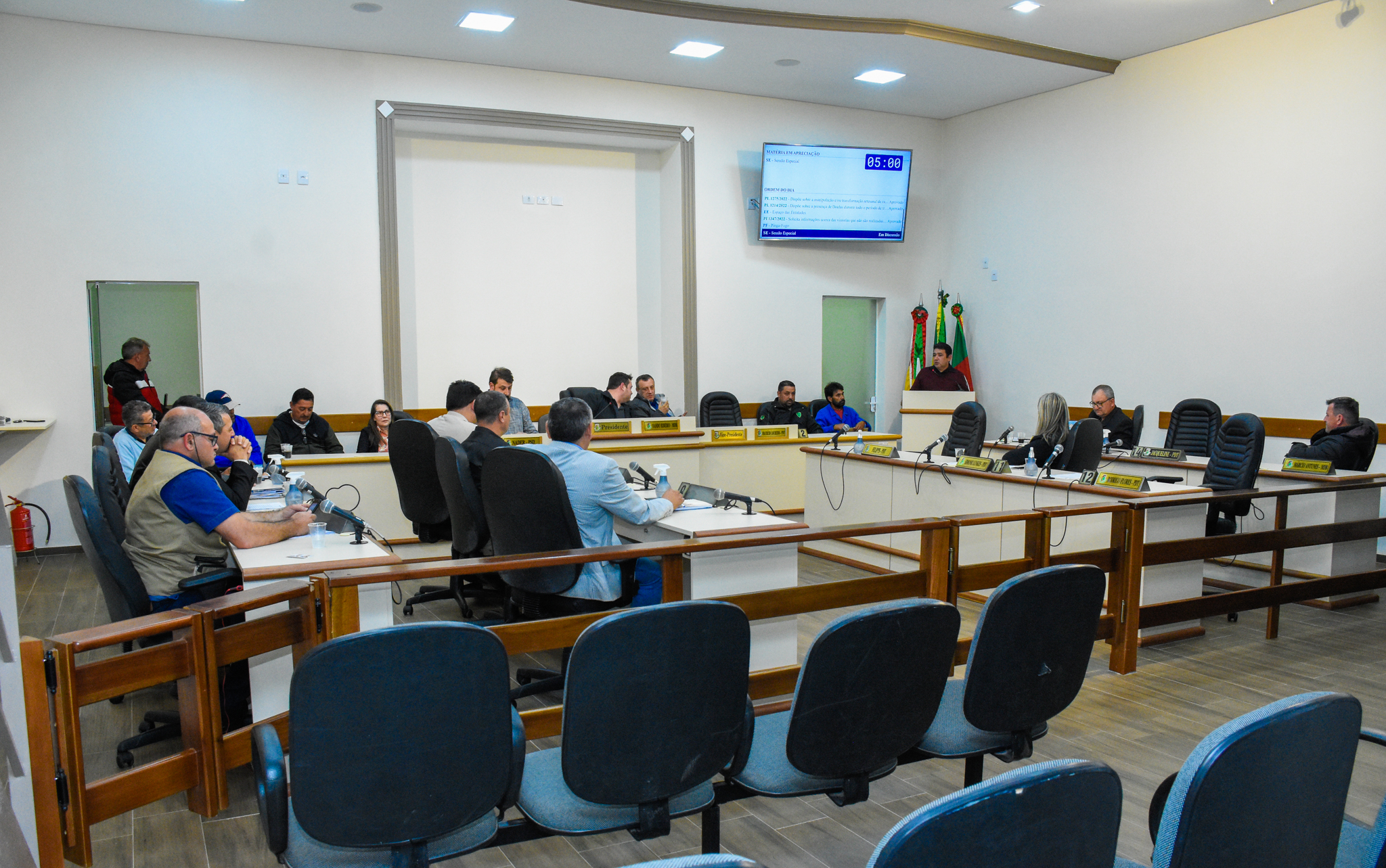 Câmara de Vereadores realiza homenagem à empresa Uniserv