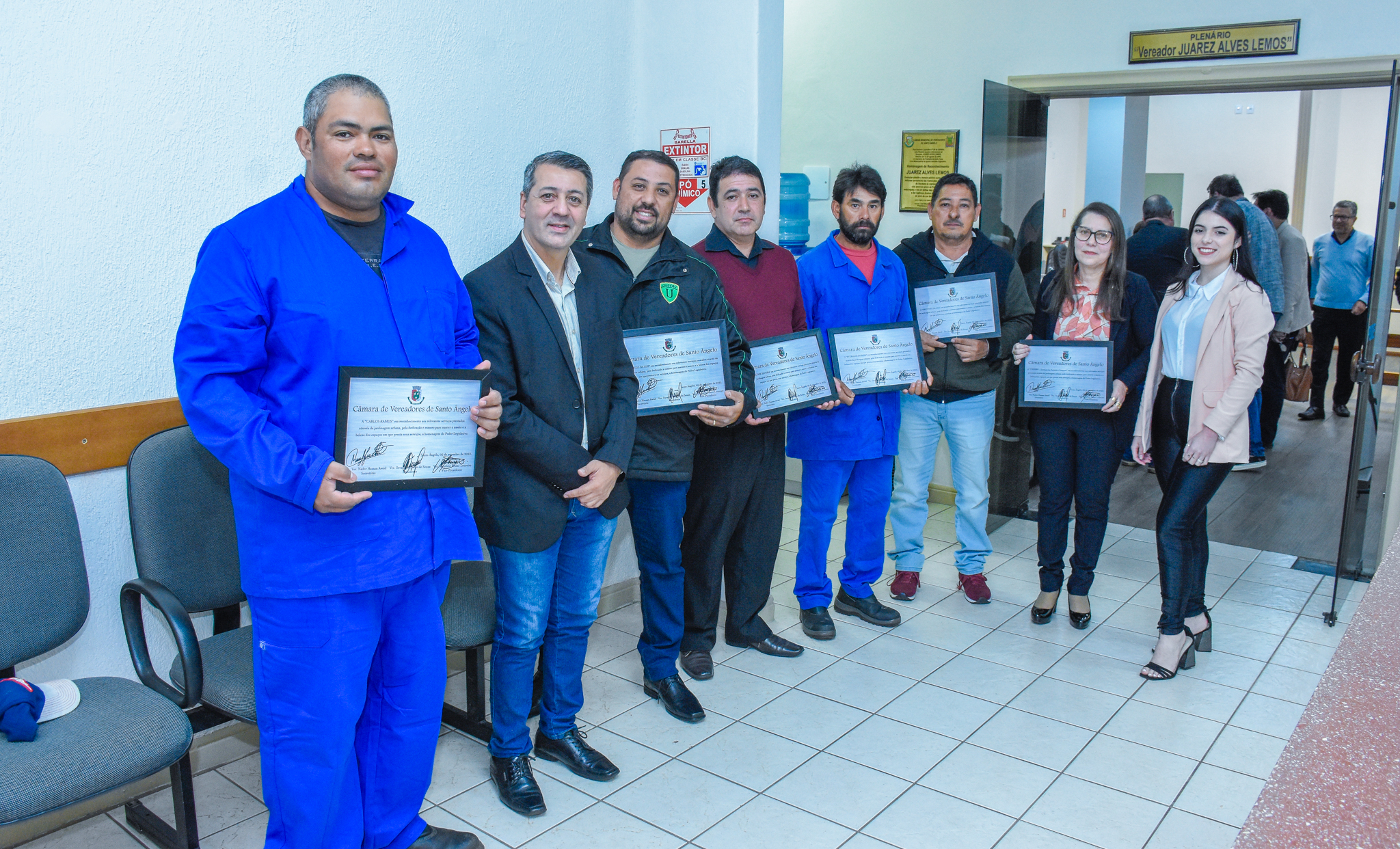 Câmara de Vereadores realiza homenagem à empresa Uniserv