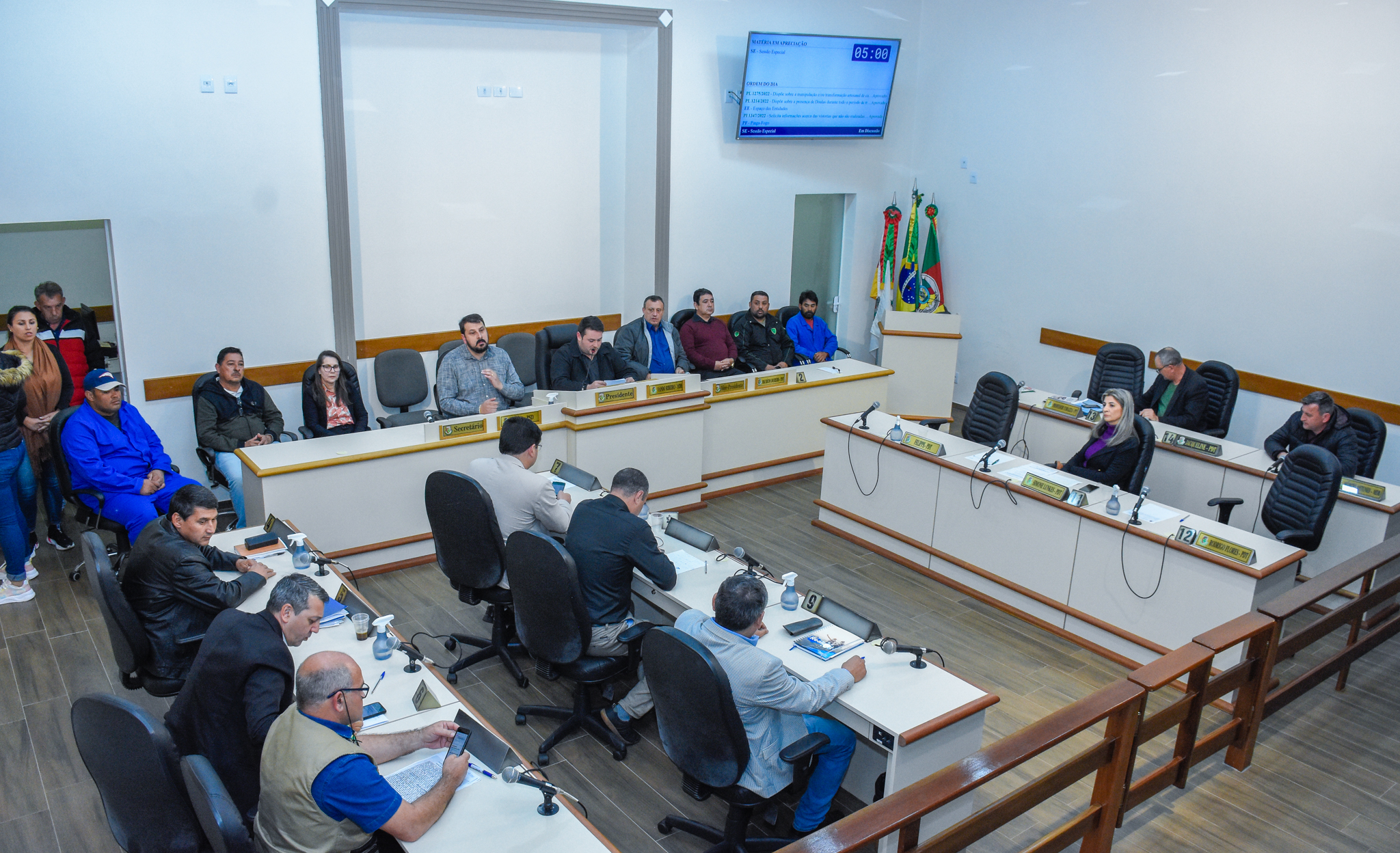 Câmara de Vereadores realiza homenagem à empresa Uniserv