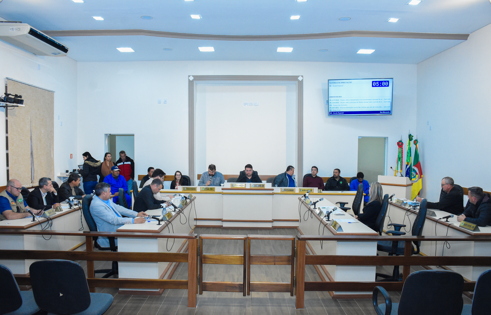 Câmara de Vereadores realiza homenagem à empresa Uniserv