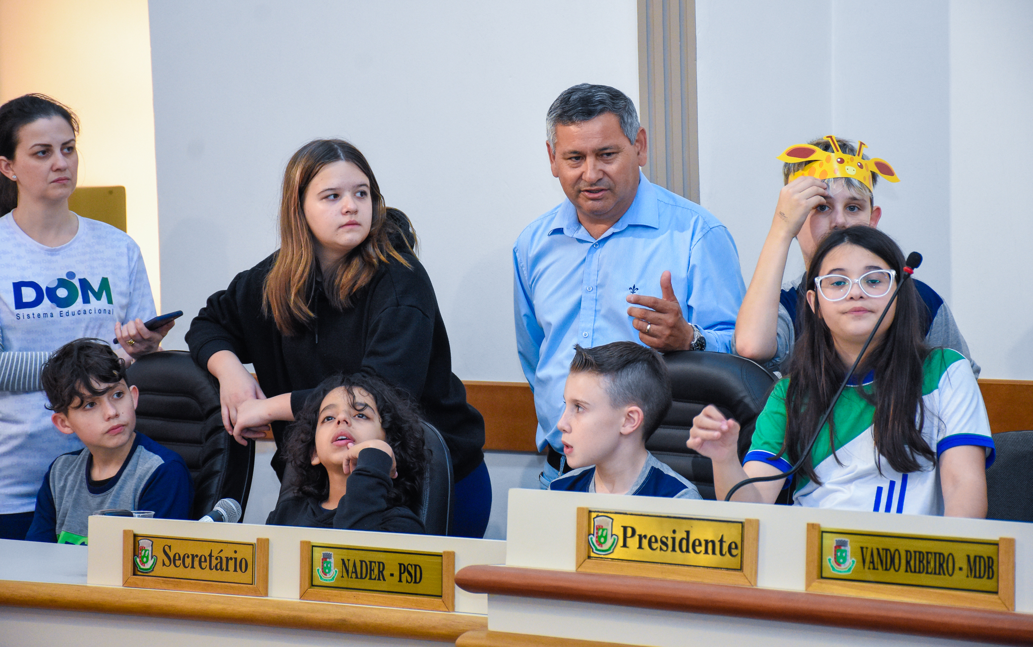 Estudantes de Maravilha/SC visitam o parlamento municipal 