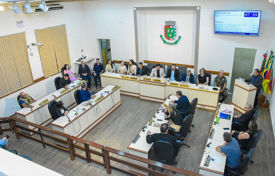 Legislativo realiza  Sessão Solene em homenagem aos 150 anos de emancipação político-administrativa de Santo Ângelo