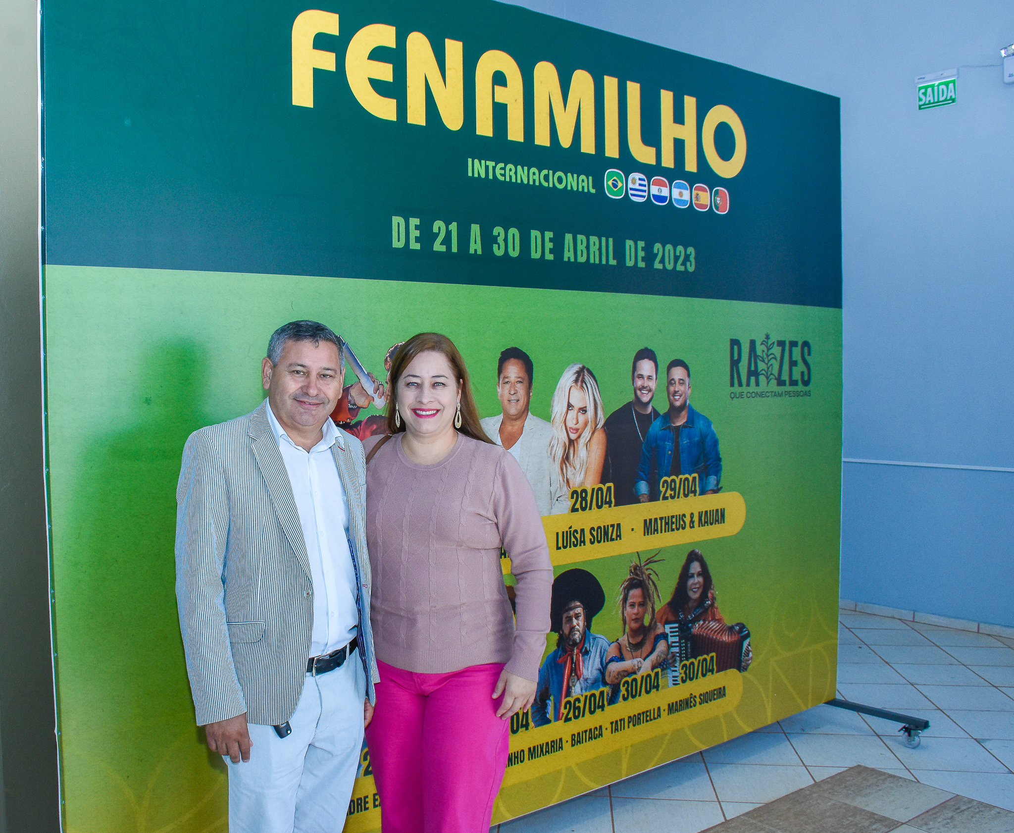 Legislativo prestigia a abertura da 20° edição da Fenamilho Internacional