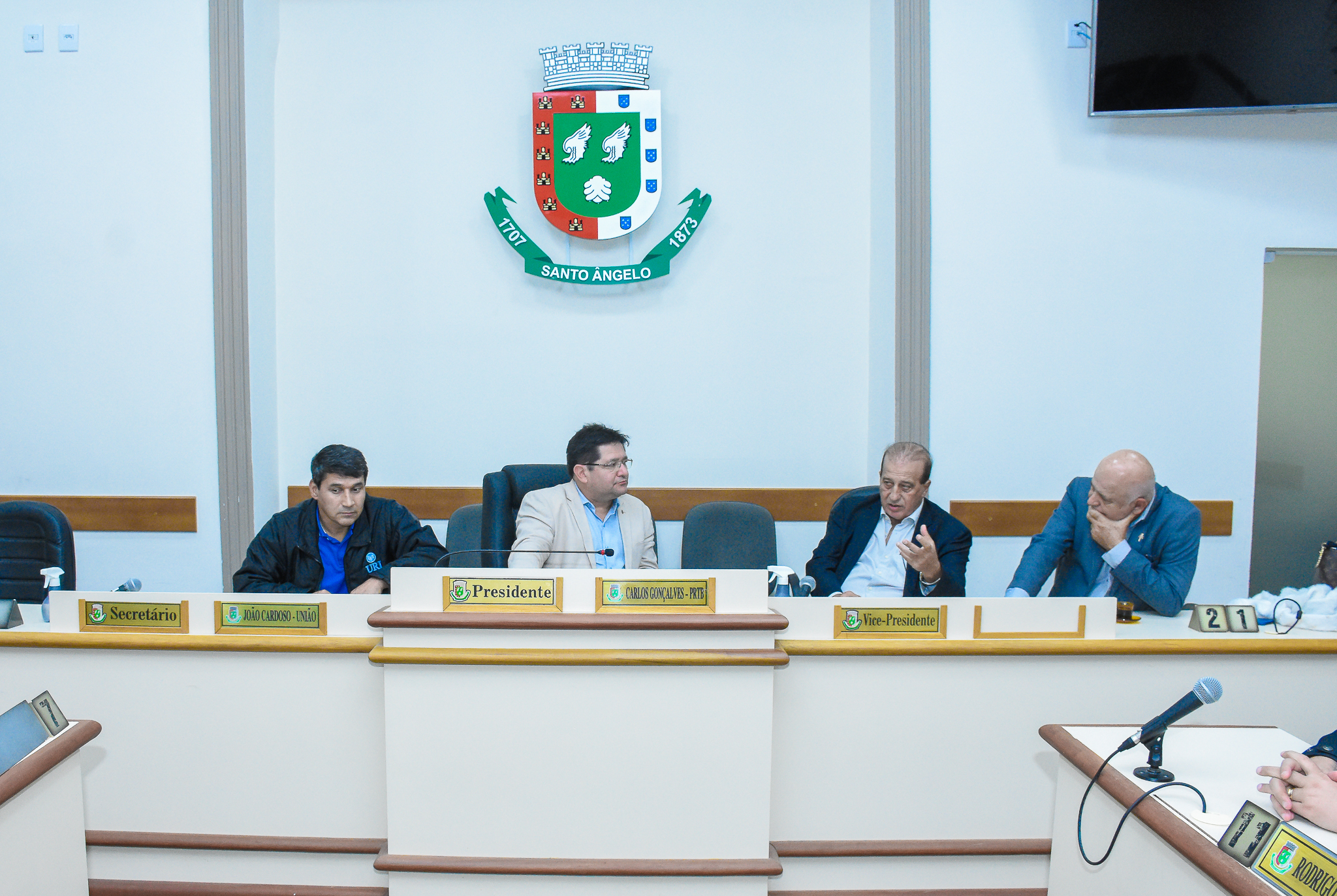 Ministro do Tribunal de Contas da União,  João Augusto Ribeiro Nardes visita o Legislativo