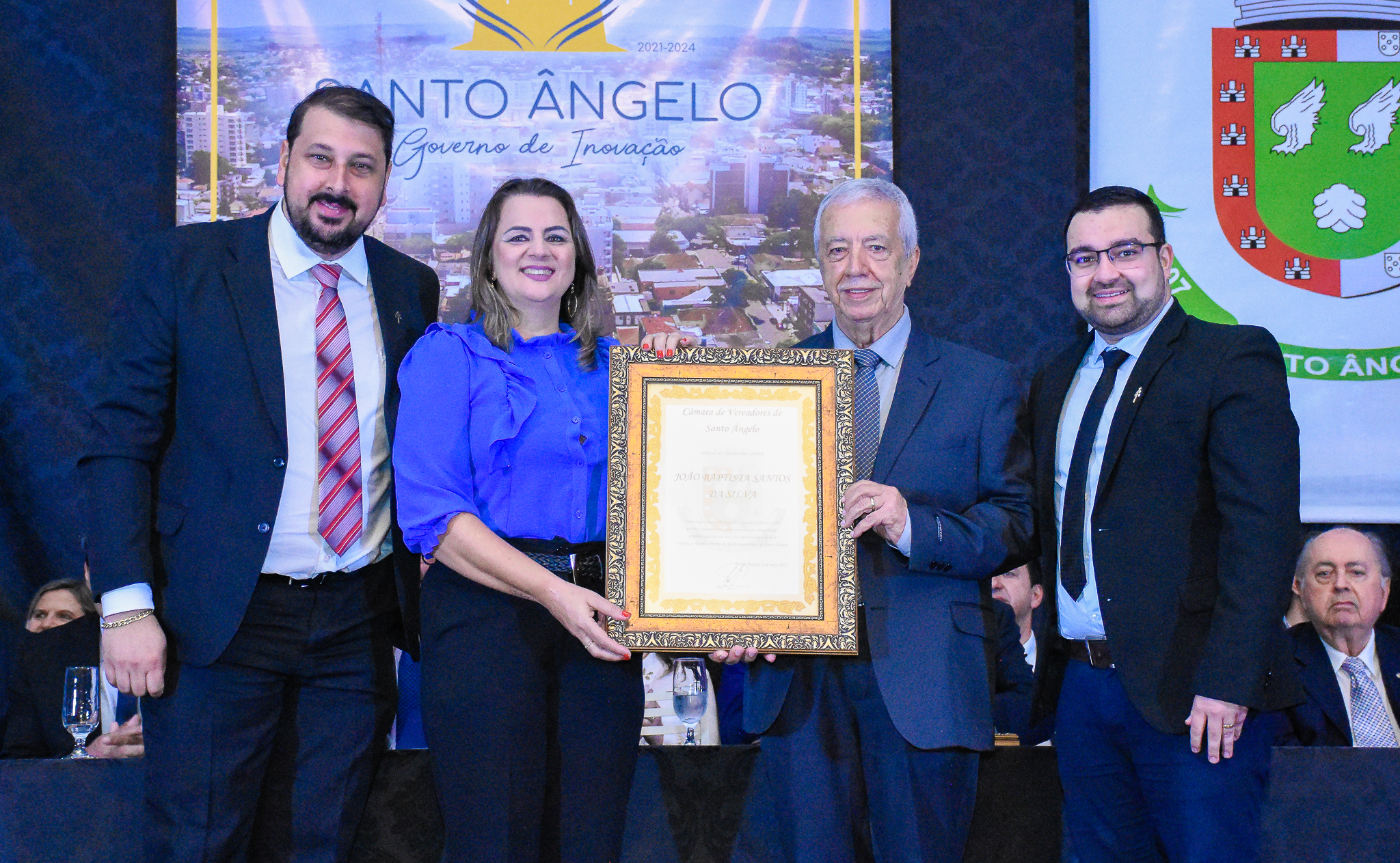Poder Legislativo de Santo Ângelo realizou sessão solene em homenagem ao Ministro João Augusto Nardes e ex-vereadores 
