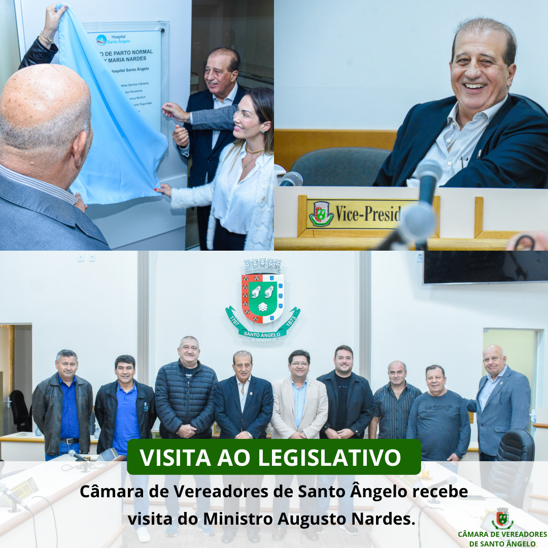 Ministro do Tribunal de Contas da União,  João Augusto Ribeiro Nardes visita o Legislativo