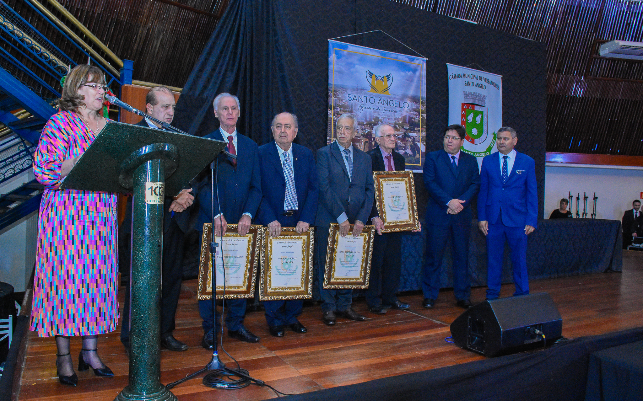 Poder Legislativo de Santo Ângelo realizou sessão solene em homenagem ao Ministro João Augusto Nardes e ex-vereadores 