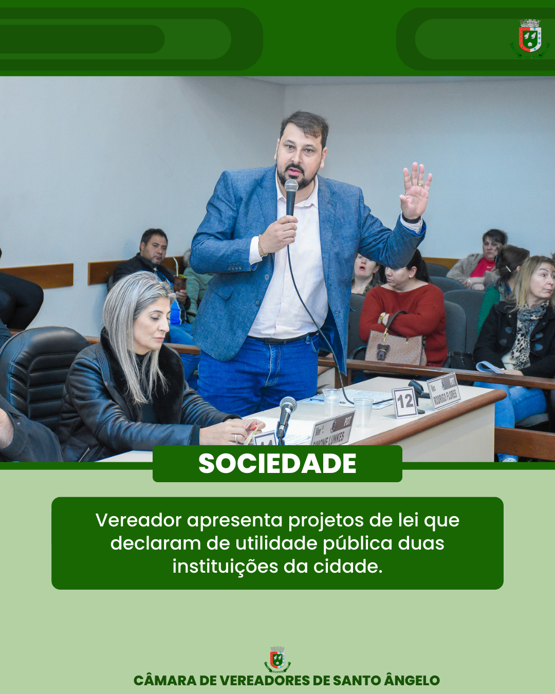 Confira os Projetos de Lei aprovados na Sessão Ordinária da última segunda-feira