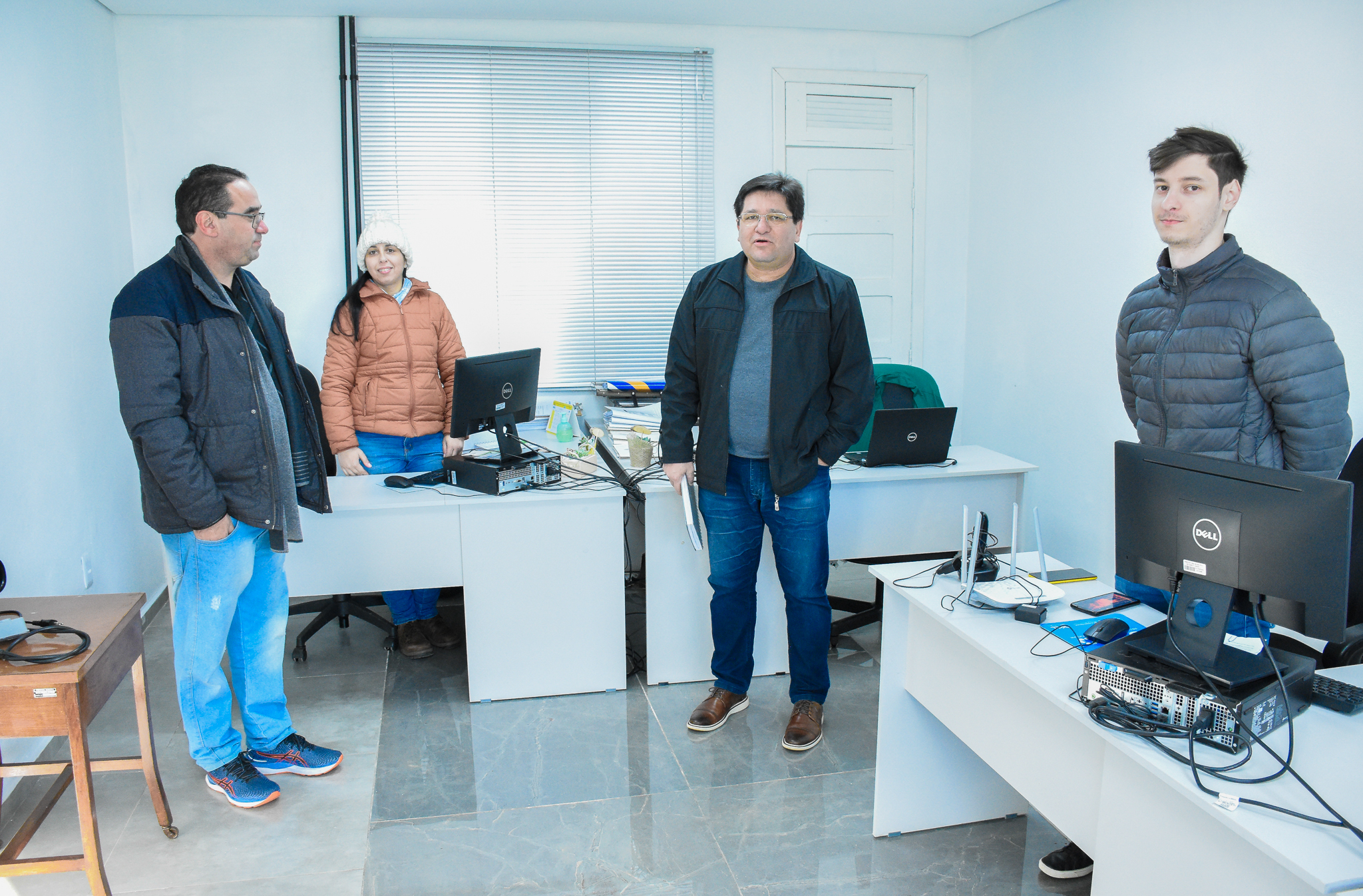 Presidente do Legislativo visita as instalações da nova sede da Secretaria Municipal de Meio Ambiente