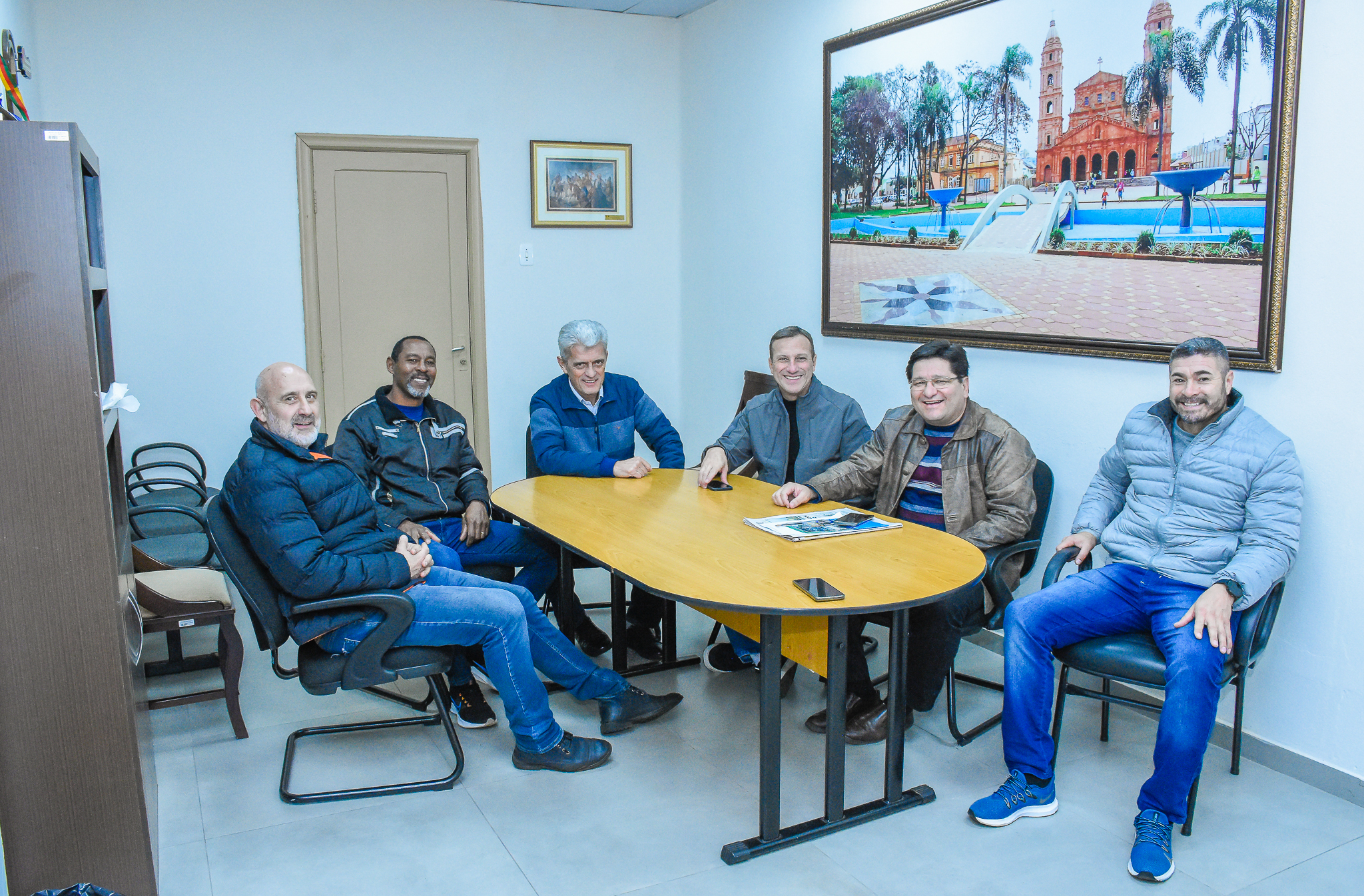Presidente do Legislativo recebeu visita do deputado federal Ubiratan Sanderson na tarde desta sexta-feira