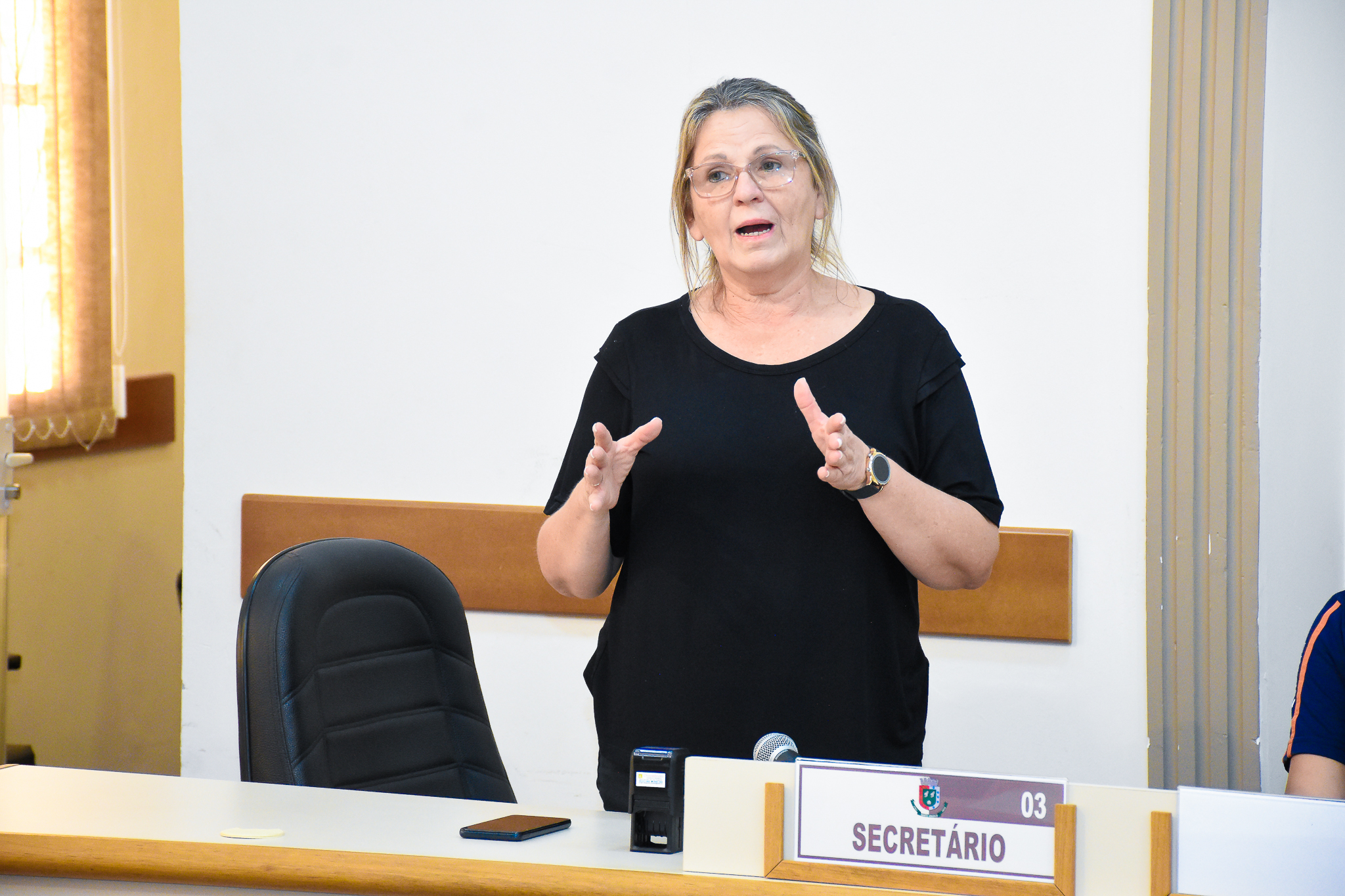 Alunos do 9º ano da Escola Unírio Carrera Machado - CIEP visitaram as dependências da Câmara de Vereadores