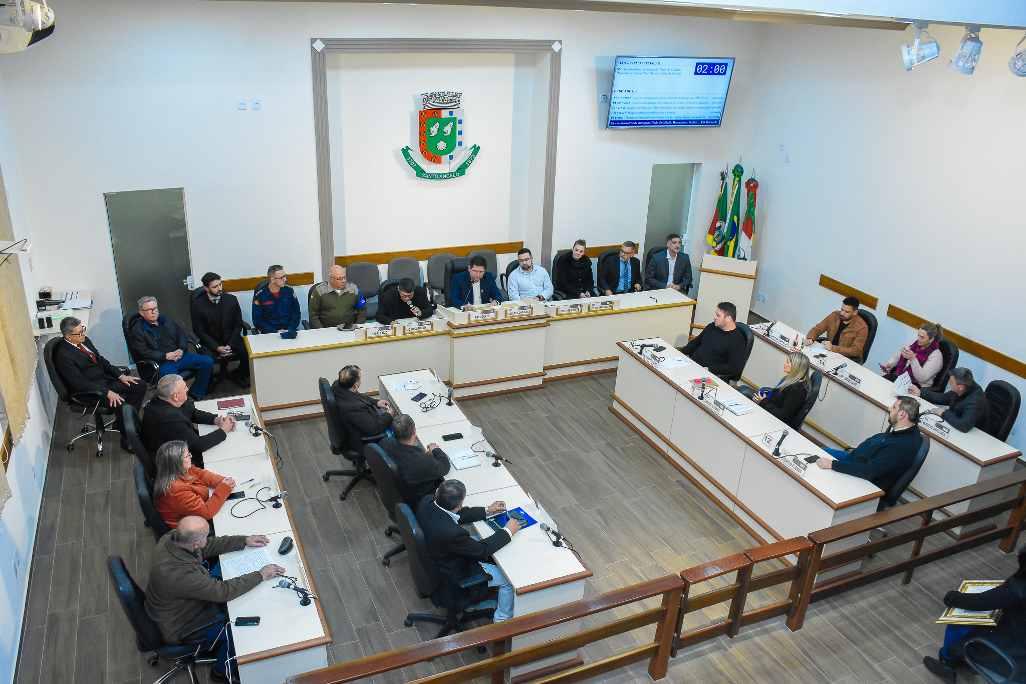 José Dinarte de Castro Silveira torna-se cidadão honorário do município de Santo Ângelo