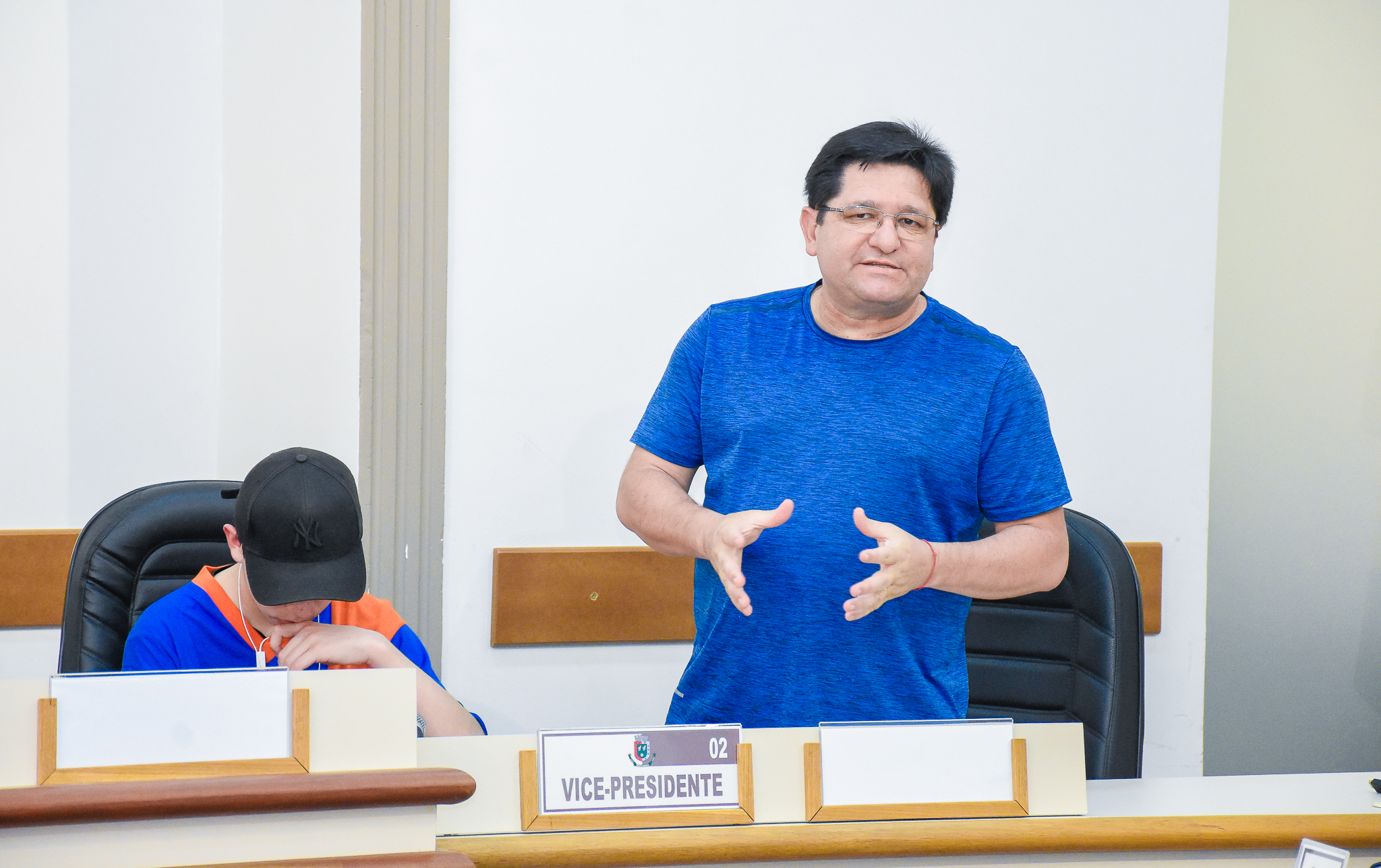 Alunos do 9º ano da Escola Unírio Carrera Machado - CIEP visitaram as dependências da Câmara de Vereadores