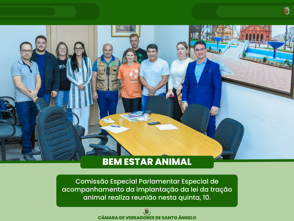 Realizada reunião da Comissão Parlamentar Especial de acompanhamento da implantação da lei da tração animal