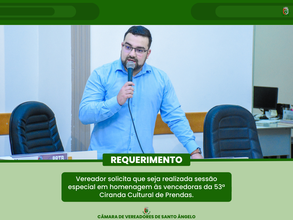 Fique por dentro das moções e requerimento discutidos e aprovados em plenário 