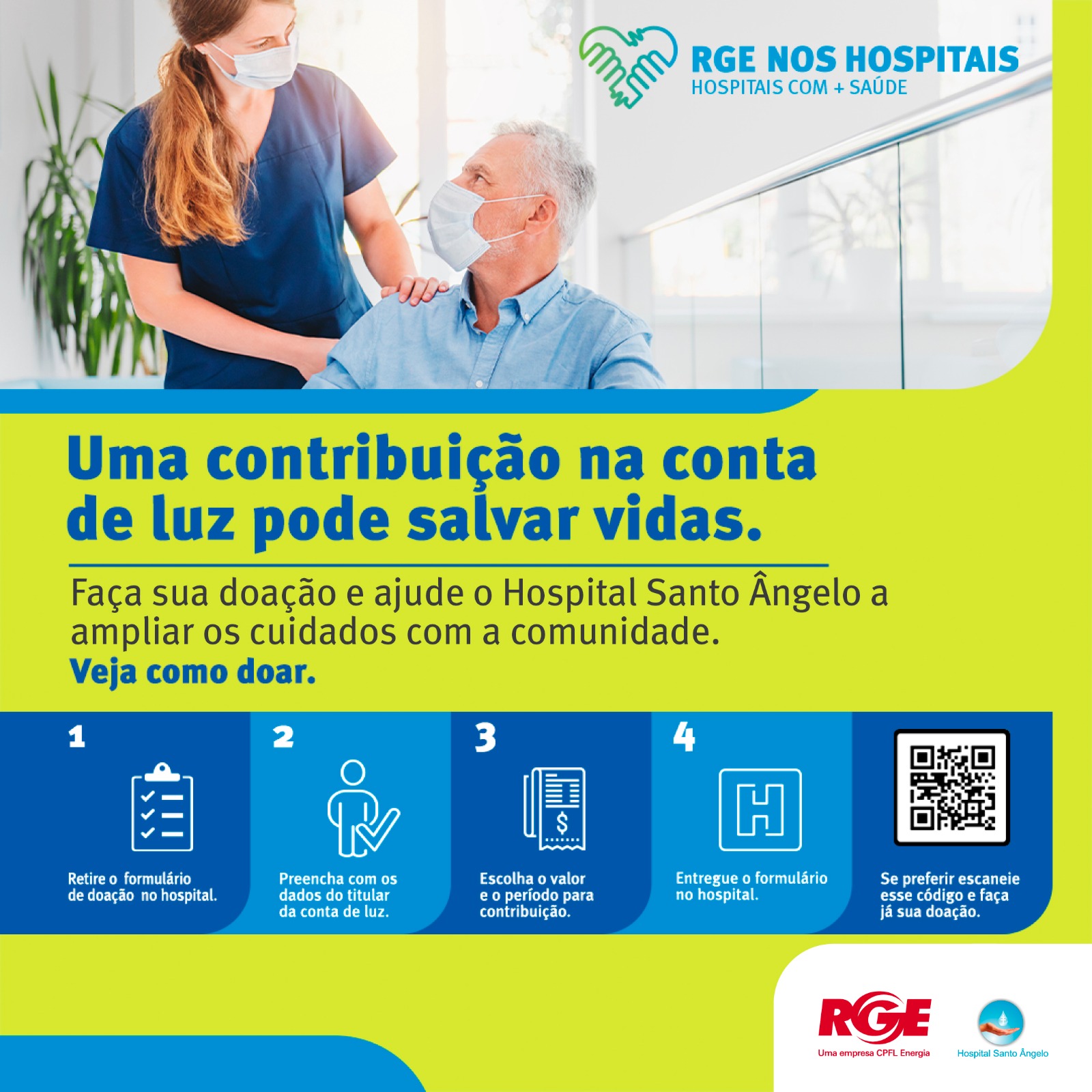 Vereadores estiveram presentes no lançamento da campanha “Hospitais com + saúde” em parceria com a RGE