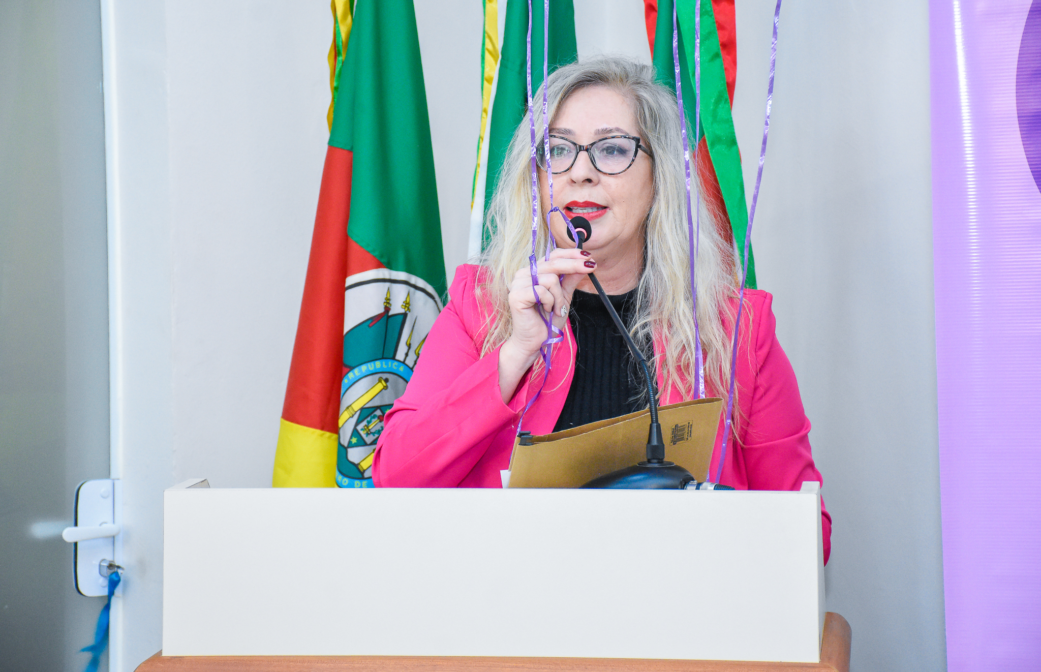 Procuradoria da Mulher através do Poder Legislativo realiza seminário sobre a campanha Agosto Lilás