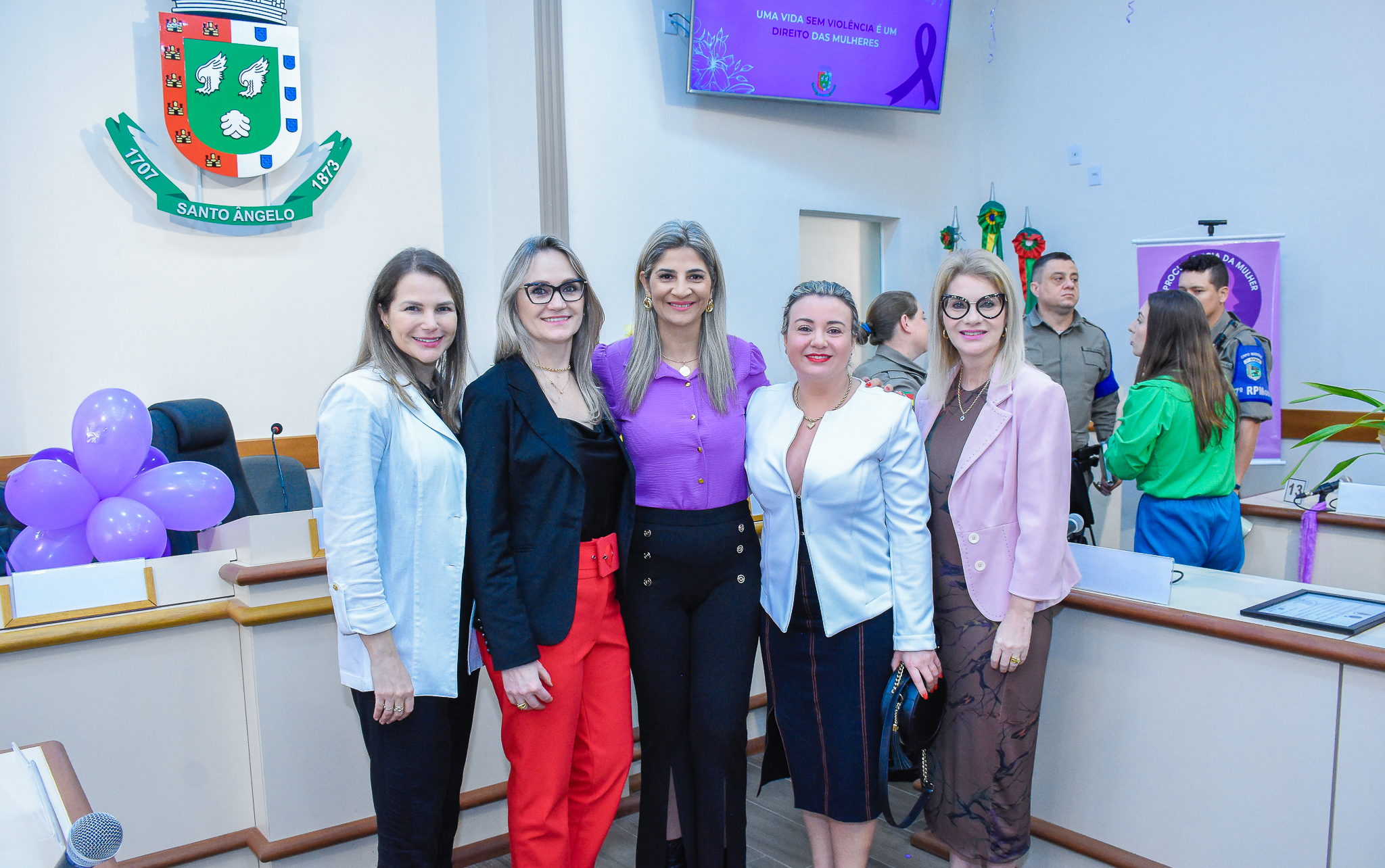 Procuradoria da Mulher através do Poder Legislativo realiza seminário sobre a campanha Agosto Lilás