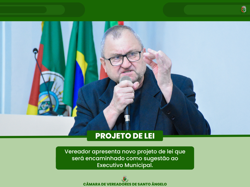 Confira os projetos de lei apresentados e aprovados na Sessão Ordinária da última segunda-feira