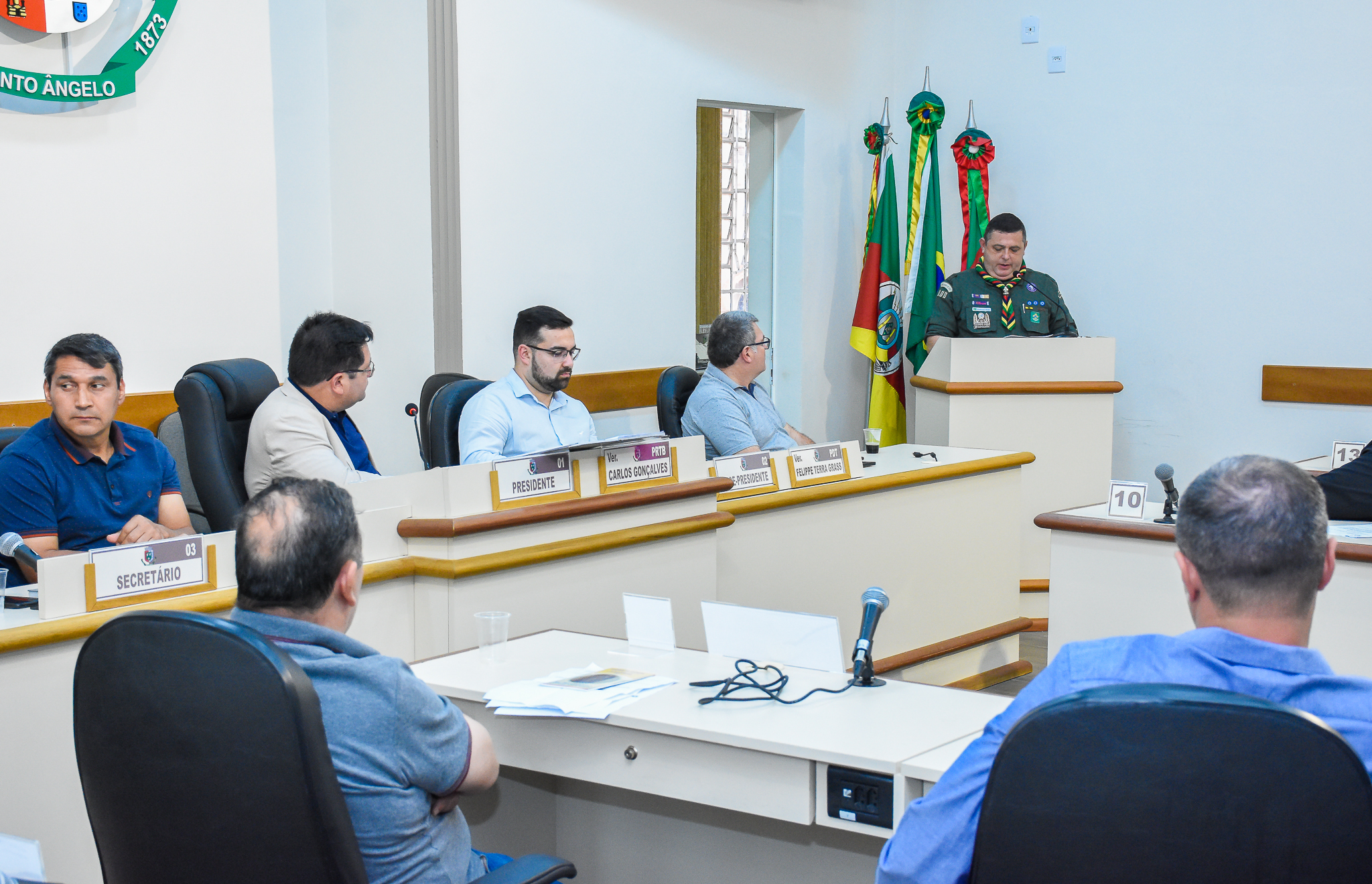 Poder Legislativo de Santo Ângelo realizou homenagem aos 60 anos do Grupo Escoteiro Medianeira 100RS