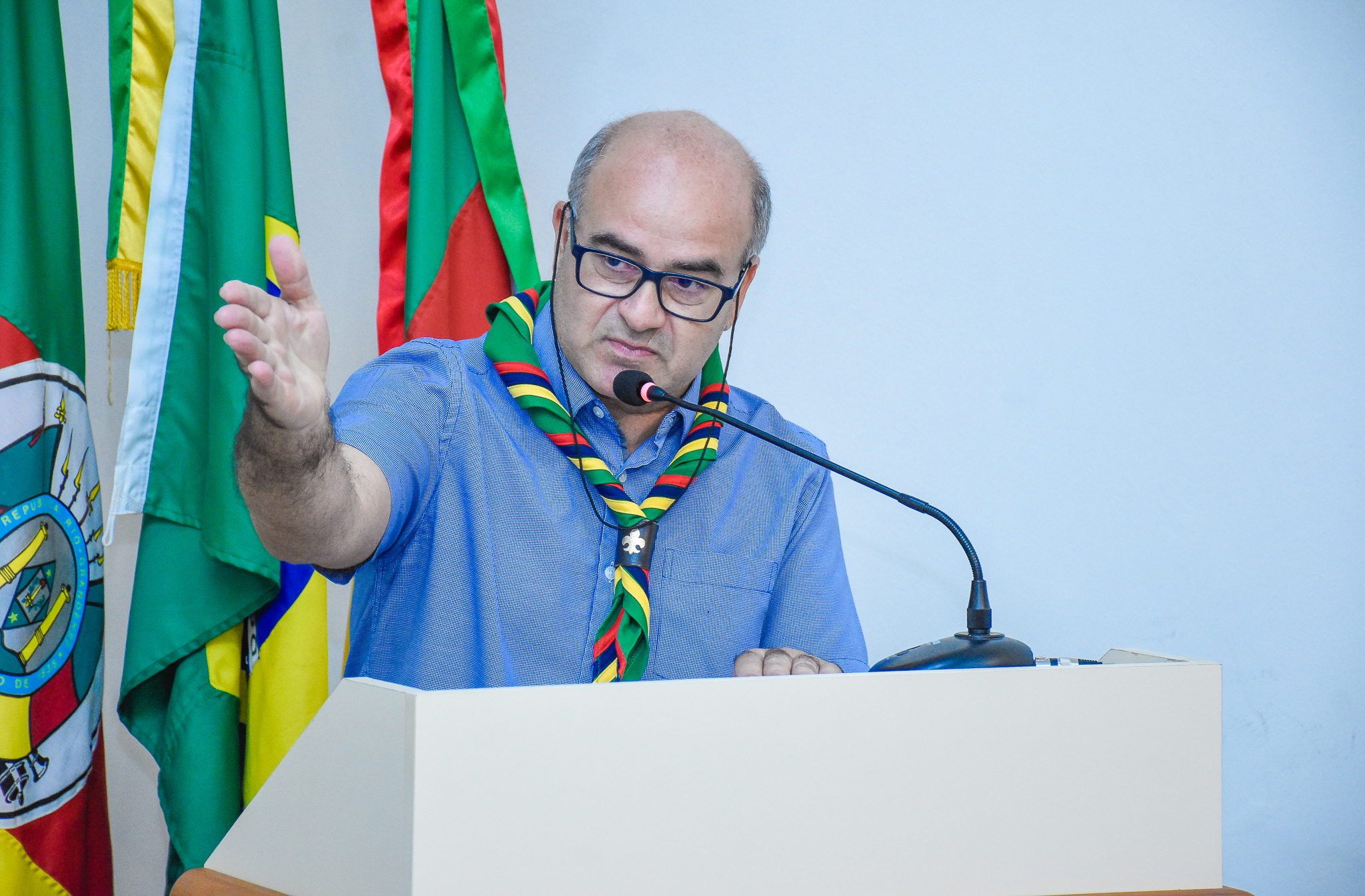 Poder Legislativo de Santo Ângelo realizou homenagem aos 60 anos do Grupo Escoteiro Medianeira 100RS