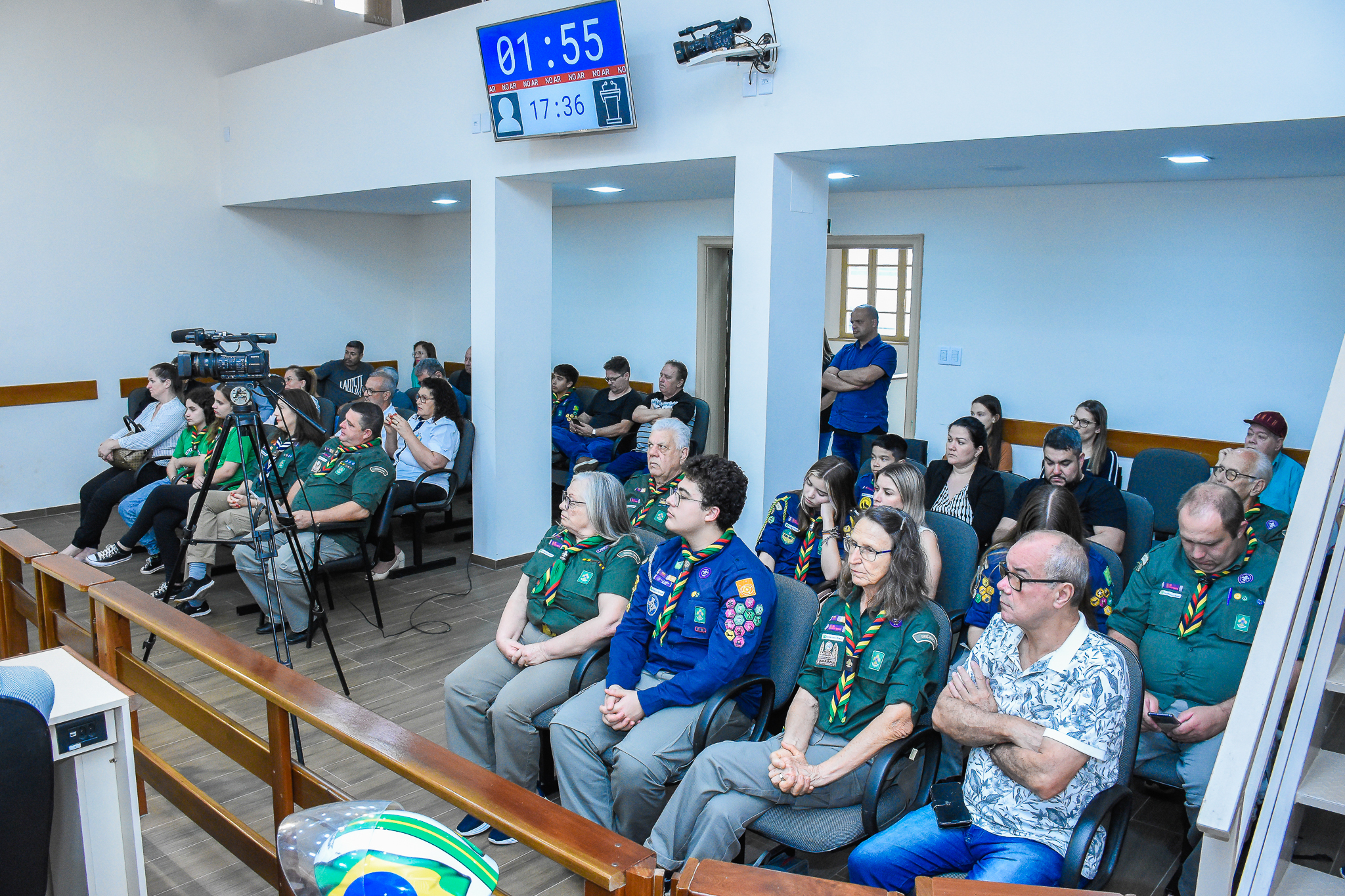 Poder Legislativo de Santo Ângelo realizou homenagem aos 60 anos do Grupo Escoteiro Medianeira 100RS