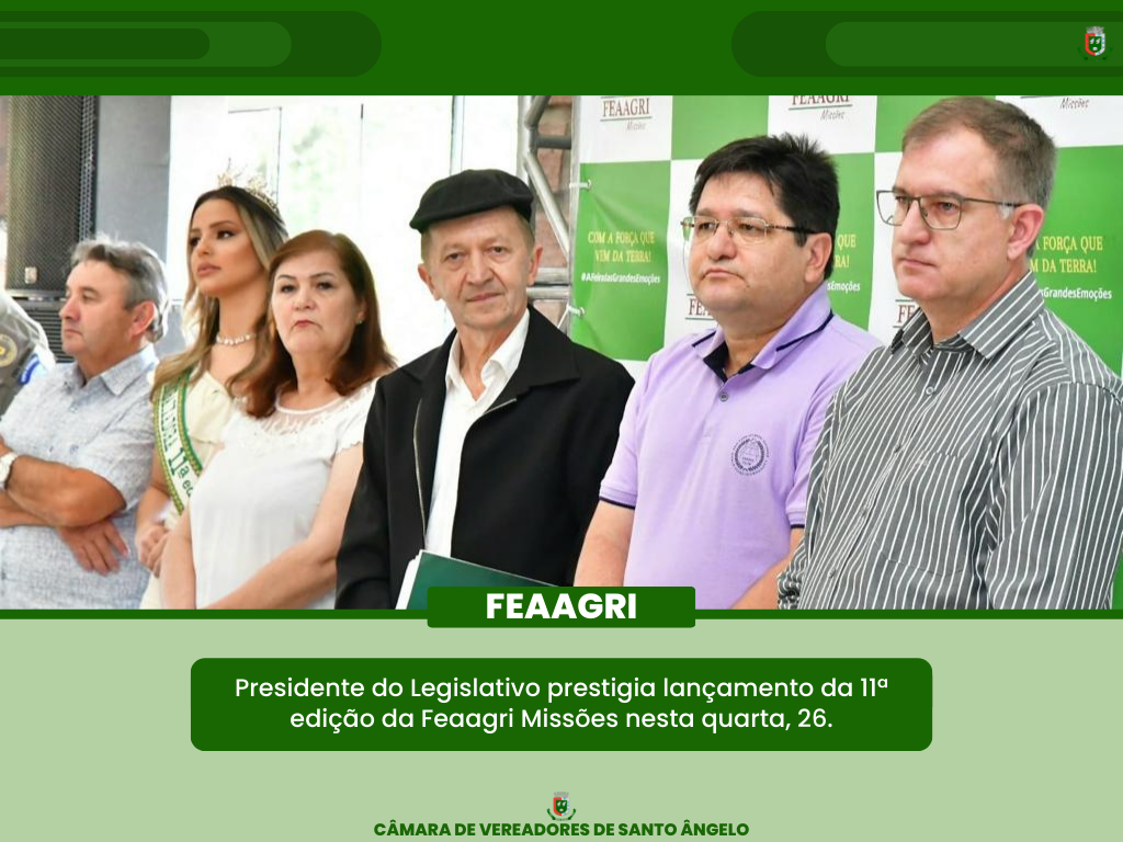 Lançada a 11º Feira da Agroindústria e Agricultura Familiar